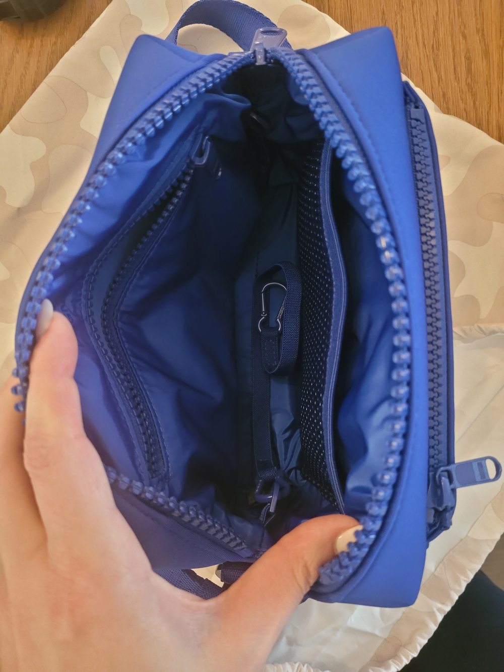 Dagne Dover Royal Blue Neoprene Crossbody - Picture 13 of 14